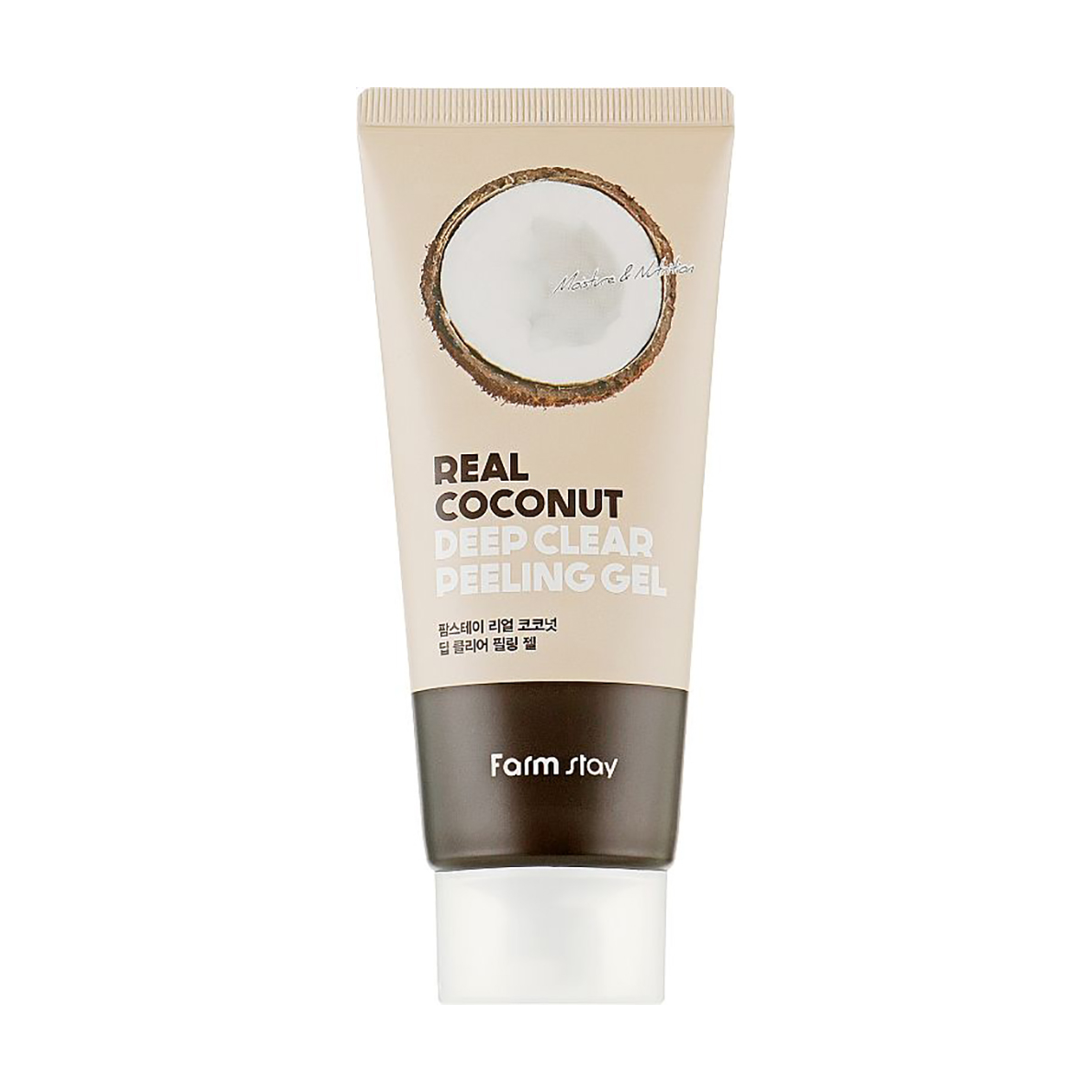 Пілінг-гель для обличчя FarmStay Real Coconut Deep Clear Peeling Gel з екстрактом кокосу, 100 мл